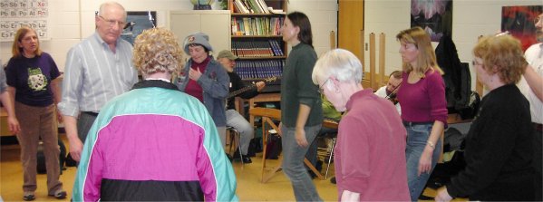 Flatfoot dancing workshop conducted by Charlie Burton
