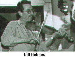 Bill Holmes, fiddler
