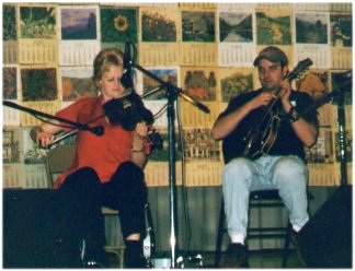 Cathy (fiddle) and Scott (mandolin) Pearson