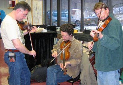 three fiddlers