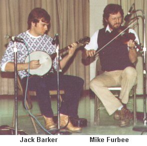Jack Barker (banjo) and Mike Furbee (fiddle)
